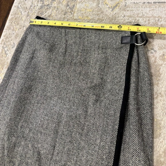 Talbots Vintage Made in USA Wool Long Wrap Skirt - Picture 6 of 8